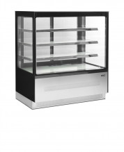 TEFCOLD LPD 1203 F Black Chladicí vitrína cukrářská v černém provedení 